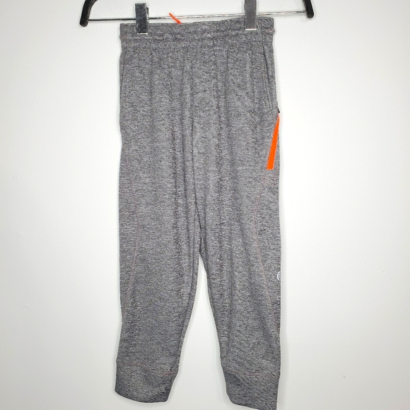 Champion Other - 30) CHAMPION Sweatpants Neon Orange Zip pkt Reflectors Small 6/7